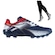 Chuteira de Campo Diadora Mondiale Ii + Par de Meião - Adulto AZUL ESC/BRANCO