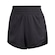 Shorts adidas Pacer All Gym Seasonal Canelado Cós Alto Tonal Três Listras - Feminino PRETO