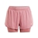 Shorts adidas 2 em 1 Own The Run Três Listras Plus Size - Feminino ROSA