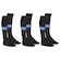 Kit de Meiões do Grêmio Umbro com 3 Pares - Adulto PRETO/AZUL