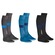 Kit de Meiões do Grêmio Umbro com 3 Pares - Adulto CINZA CLA/PRETO