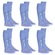 Kit de Meiões do Grêmio Umbro com 6 Pares - Adulto AZUL/BRANCO