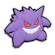 Jibbitz Crocs Pokemon Gengar BRANCO