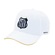 Boné Aba Curva do Santos Supercap Escudo Patch Bordado - Snapback - Adulto BRANCO