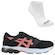 Tênis Asics Gel-Takumi + Par de Meias - Feminino PRETO/ROSA