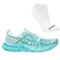 Kit Tênis Asics Noosa Tri 16 e Meia - Feminino AZUL CLA/BRANCO