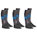 Kit Meião do Grêmio Umbro - 3 Pares - Unissex CINZA CLARO