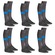 Kit 6 Pares De Meiões Umbro Grêmio CINZA ESC/AZUL