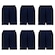 Kit Calção Penalty Matís Ix - 6 Unidades - Masculino AZUL ESCURO