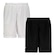 Kit 2 Calções Penalty Matís Ix - Infantil BRANCO/PRETO