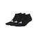 Kit Meias adidas Invisível No-Show Sportswear Malha Elástica 3 Pares - Adulto PRETO/BRANCO