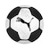 Bola de Futebol de Campo Puma Prestige BRANCO/PRETO