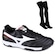 Kit Chuteira Society Mizuno Morelia Pro As Ii - Adulto + Meião PRETO