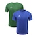 Kit Camiseta Topper Fut Classic - 2 Unidades - Infantil AZUL/VERDE