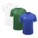 Kit Camiseta Topper Fut Classic - 3 Unidades - Infantil AZUL/VERDE