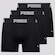 Kit Cueca Boxer Puma Seamless - 3 Unidades - Masculina PRETO