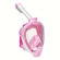 Mascara Subaquática de De Mergulho Gold Sports Sea Full Face com Snorkel ROSA
