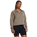 Blusão de Moletom sem Capuz Under Armour Unstoppable Rugby Fleece - Feminino BEGE