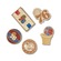 Kit Jibbitz Crocs Nba Philadelphia 76Ers Pack Com 5 Peças BRANCO