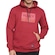 Blusão de Moletom Hurley Canguru Skull Pe - Masculino VERMELHO