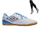 Kit Chuteira Futsal Umbro Score e Meião - Adulto BRANCO/AZUL