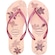 Chinelo de Dedo Havaianas Slim Organic 2 Floral - Feminino ROSA/ROSA CLA