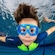 Máscara de Natação Aquasphere Seal Kid - Infantil AZUL/VERDE CLA