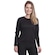 Camiseta Manga Longa Dellas Fit Térmica Proteção Solar Uv Dry - Feminina PRETO
