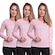 Kit 3 Camisetas Manga Longa  Dellas Fit Proteção Térmica Solar Uv Dry Fit Segunda Pele - Feminina ROSA