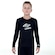 Camisa Manga Longa Umbro Basic Uv - Infantil PRETO