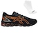 Kit Tênis Asics Gel-Quantum 180 Fly e Meia PRETO/LARANJA