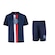 Uniforme do PSG Braziline Craque - Infantil AZUL/VERMELHO
