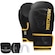 Kit Luva Boxe Pretorian First Fx2 Luva+Faixas+Protetor Bucal - Unissex PRETO/AMARELO