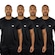 Camiseta Color Sports Dry Basic - 4 Unidades - Masculina PRETO