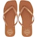 Chinelo Havaianas Slim Square Logo Pop Up - Feminino MARROM