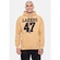 Blusão De Moletom Com Capuz Nba Number Twill Los Angeles Lakers Mascavo - Masculino BEGE