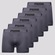 Kit Cueca Boxer Puma Anatomic sem Costura - 6 Unidades - Masculino CINZA