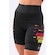 Bermuda Compressão Hupi Longa Run - Feminina PRETO
