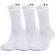Kit Meia Cano Alto Under Armour 3X1 Core Cotton Cano Alto - Unissex BRANCO