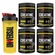 Combo 4X Creatina Universal 200G Universal Nutrition + Coqueteleira Universal Nao Se Aplica
