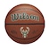 Bola De Basquete Wilson Brasil Nba Team Alliance Milwaukee Bucks N7 MARROM