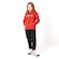 Blusão de Moletom com Capuz Wilson Bold Hoodie - Infantil VERMELHO