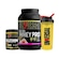 Kit Ultra Whey Pro 900G + Glutamina 300G + Coqueteleira - Universal Morango