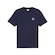 Camiseta Masculina Puma Manga Curta Small Logo ESS AZUL ESC/BRANCO