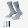 Meia Nike Everyday Plus - 3 Pares - Unissex CINZA CLA/LARANJ CLA