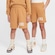 Bermuda Infantil Nike Sportswear Club FT HBR LARANJA CLA/PRETO
