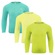 Camisa Térmica Selene Proteção Uv50+ - 3 Unidades - Infantil AMARELO
