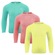 Camisa Térmica Selene Proteção Uv50+ - 3 Unidades - Infantil LARANJA