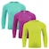Camisa Térmica Selene Proteção Uv50+ - 3 Unidades - Infantil ROSA