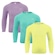 Camisa Térmica Selene Proteção Uv50+ - 3 Unidades - Infantil AZUL